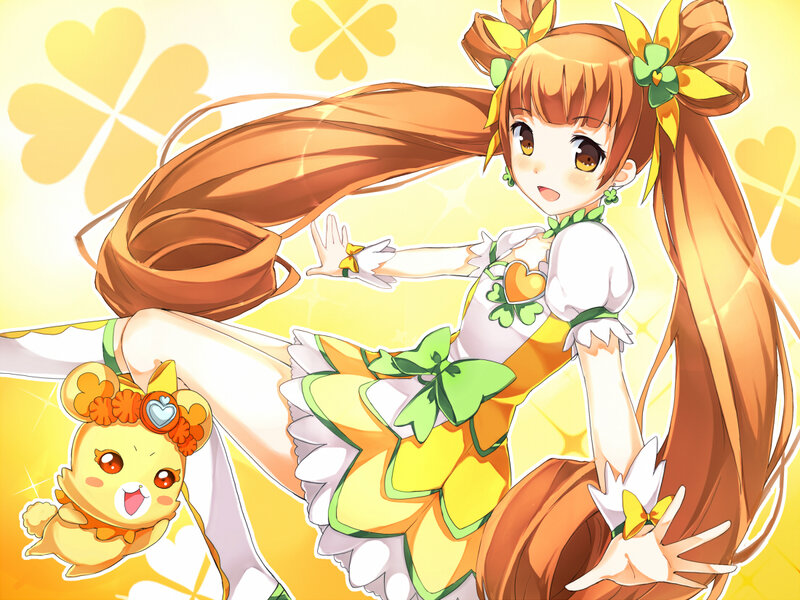 Orange-haired Girl with Animal