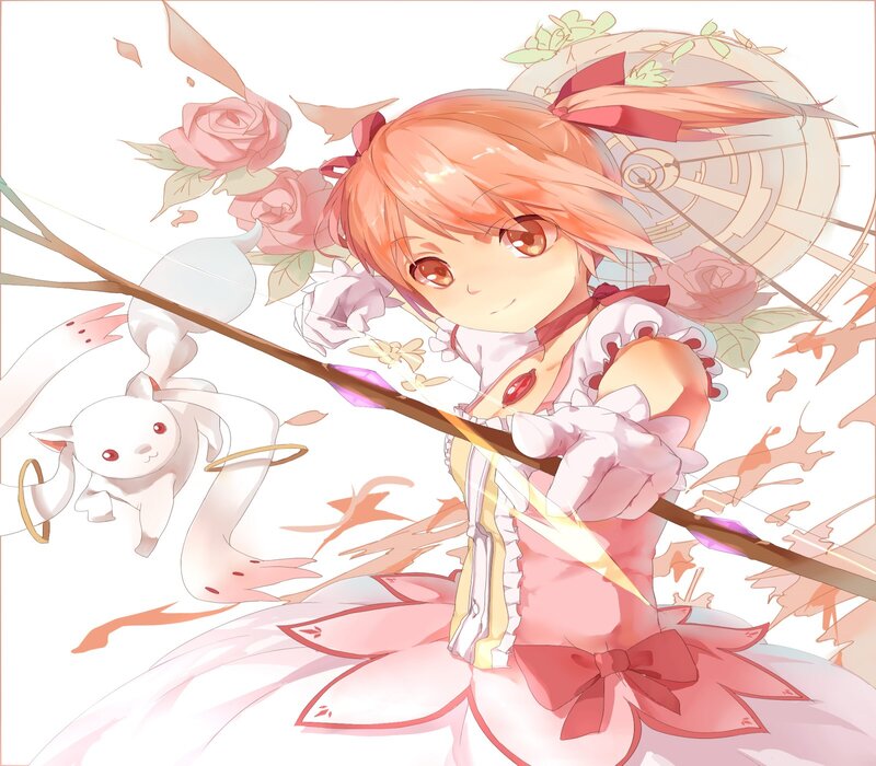 Orange-haired Girl with Bow
