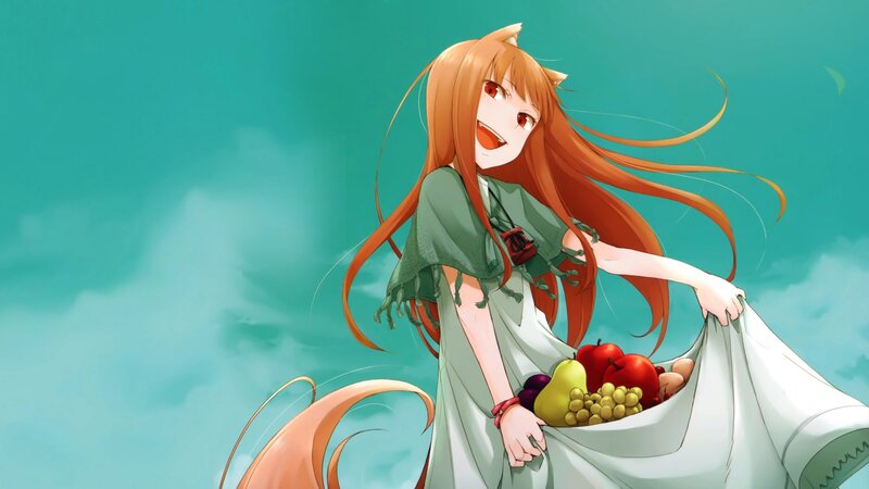 Orange-haired Girl with Cat Ears — Teal