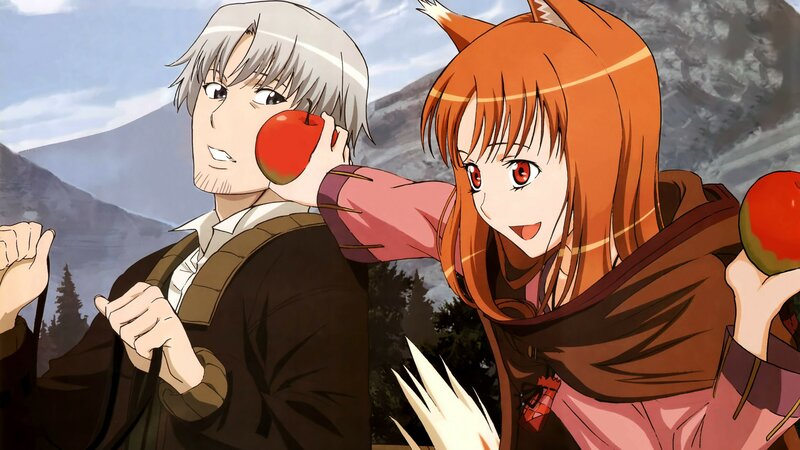 Orange-haired Girl with Fox Ears — Brown