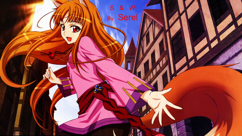 Orange-haired Girl with Fox Ears — Orange