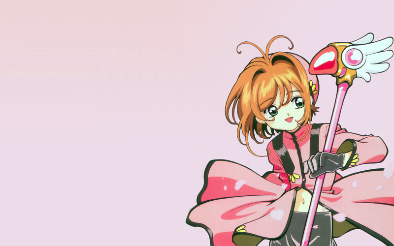 Orange-haired Girl with Staff — Pink