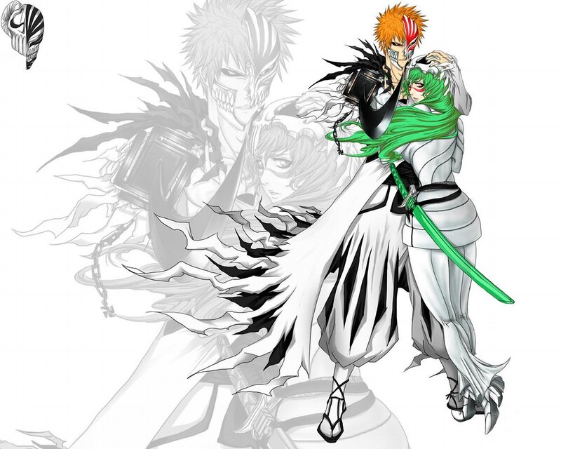 Orange-haired Man Holding Green-haired Woman