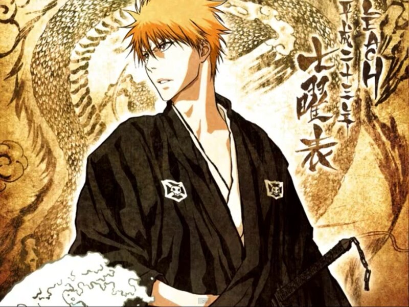 Orange-haired Man in Kimono