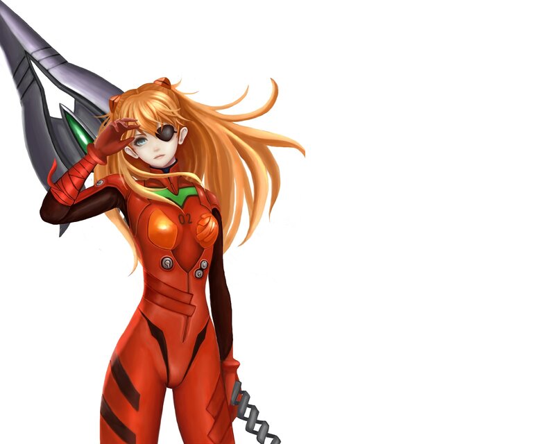 Orange-haired Pilot — Red, Determined