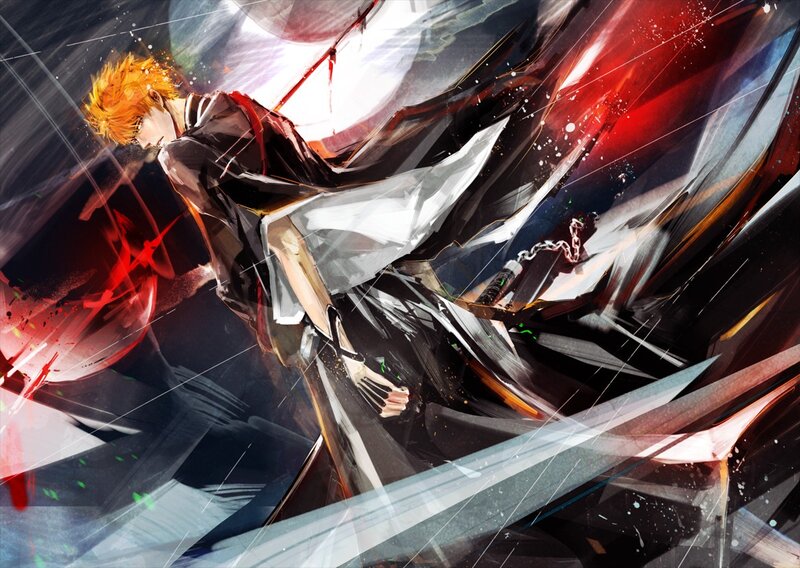 Orange-haired Warrior in Motion