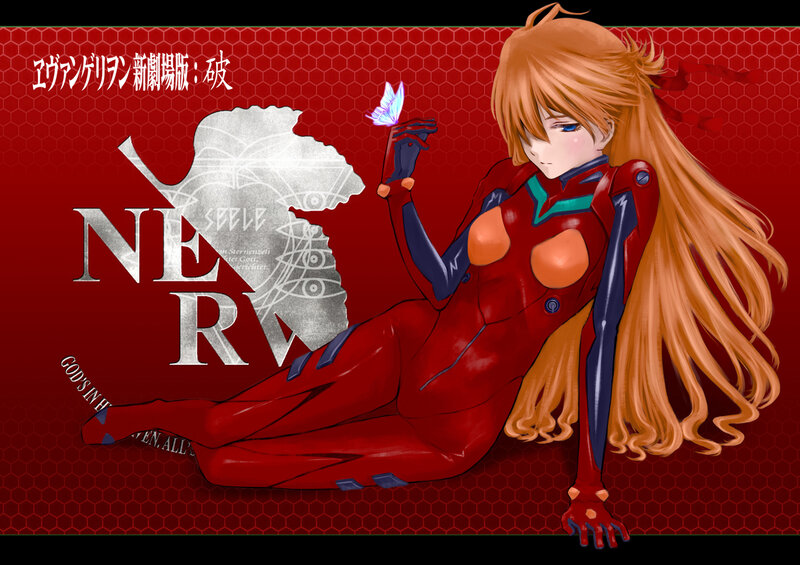 Orange-haired Woman in Red Suit