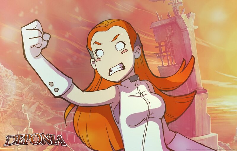 Orange-haired Woman