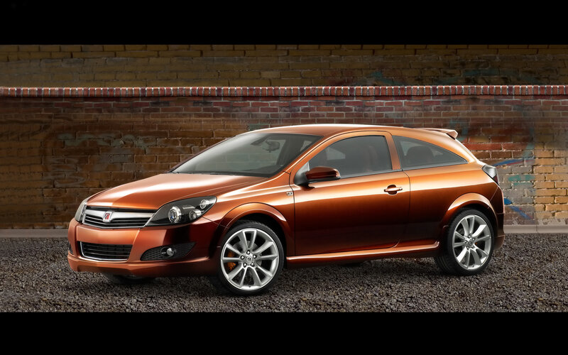 orange hatchback car