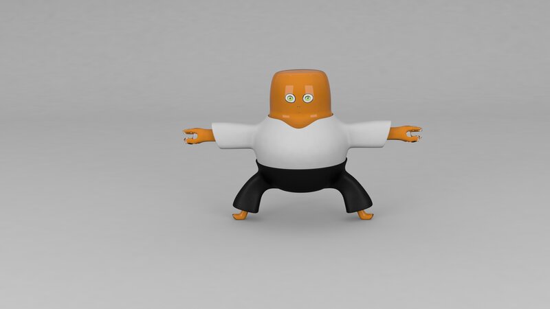 Orange-headed Character