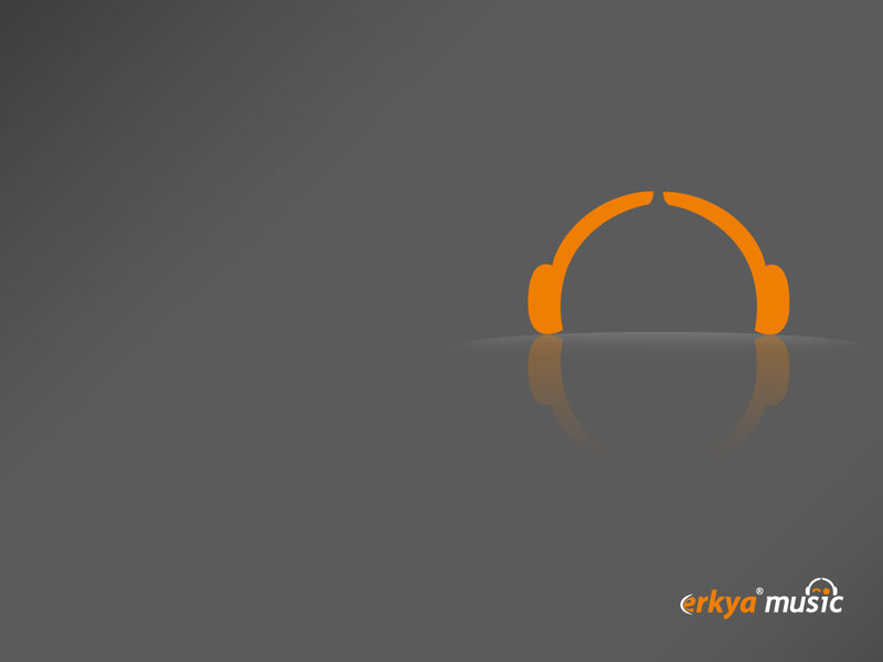 Orange Headphones Icon