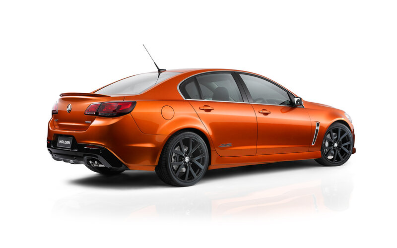 Orange Holden Sedan — Neutral