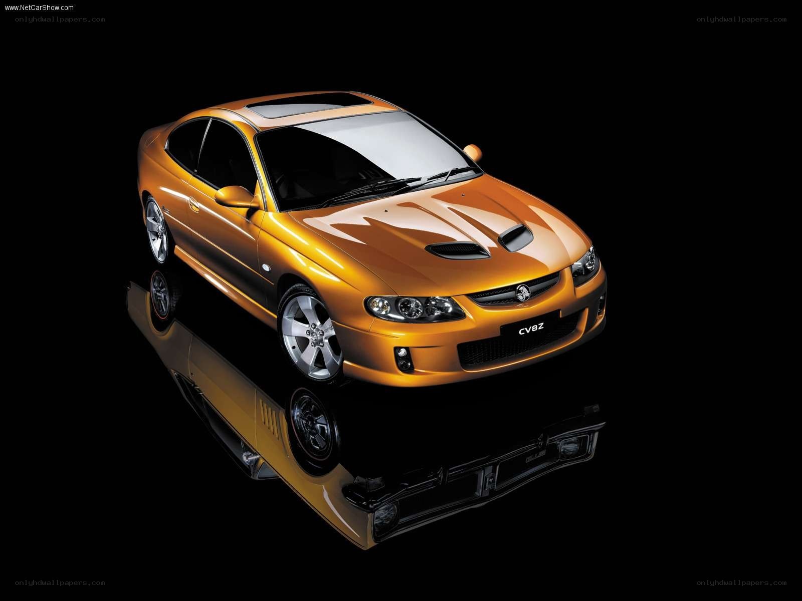 orange Holden V8 coupe