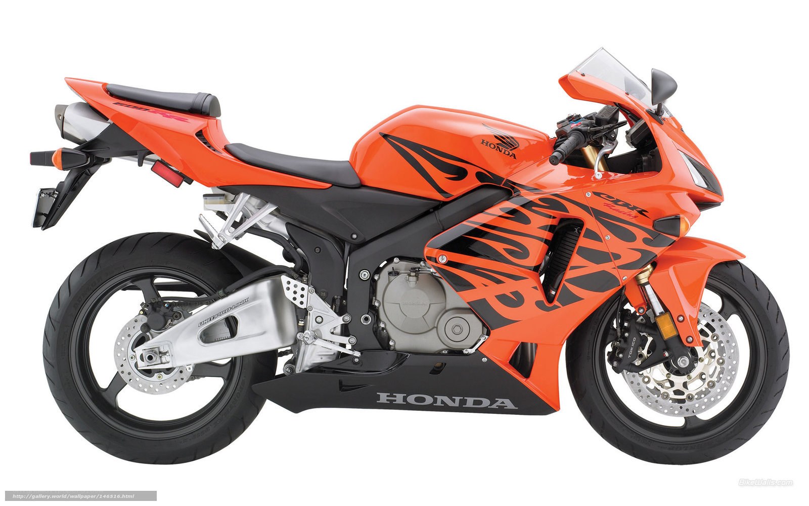 orange honda cbr600rr motorcycle