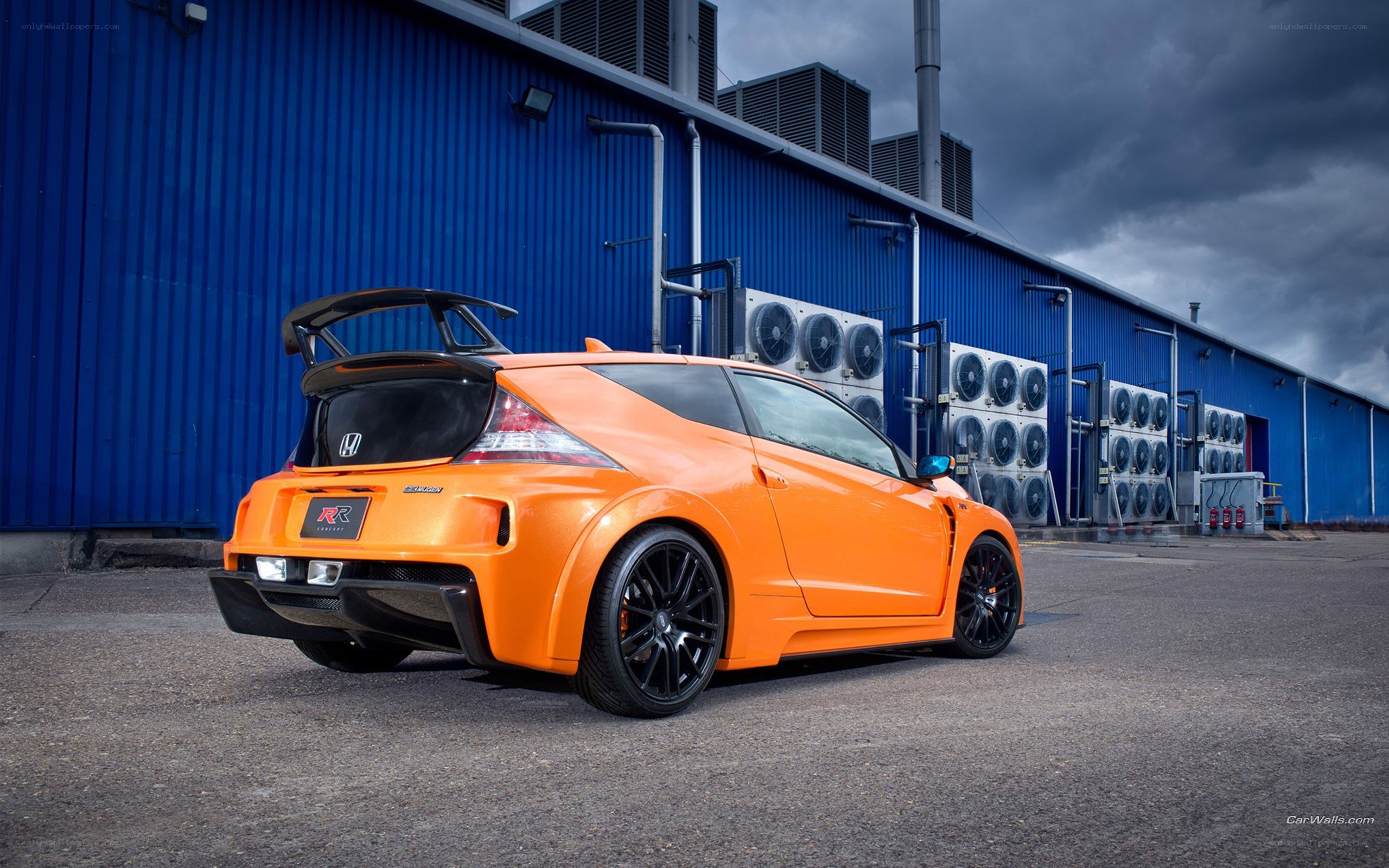 Orange Honda CR-Z Concept