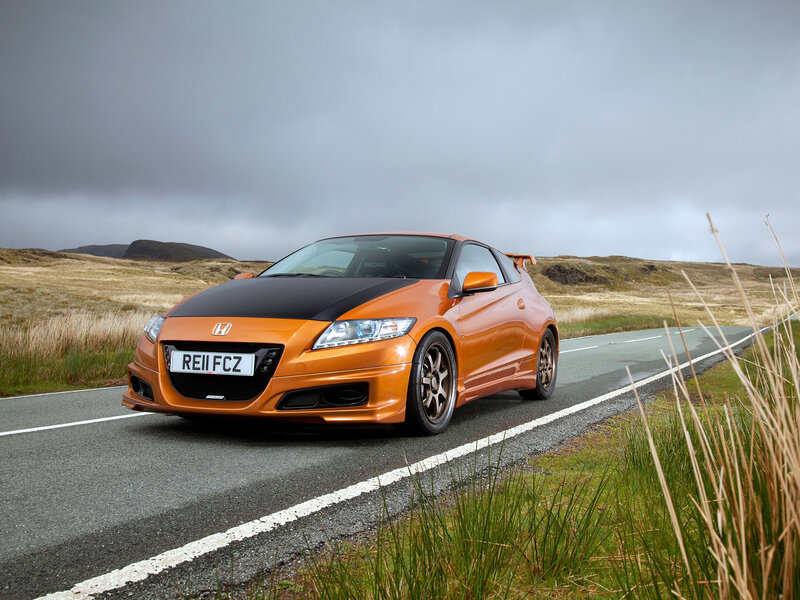 Orange Honda CR-Z — Dramatic, Photograph