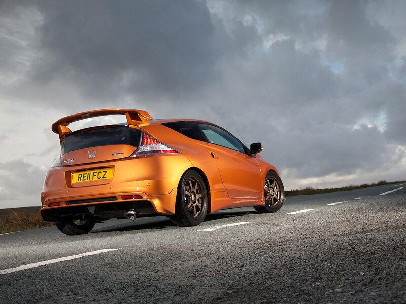 Orange Honda CR-Z — Dramatic