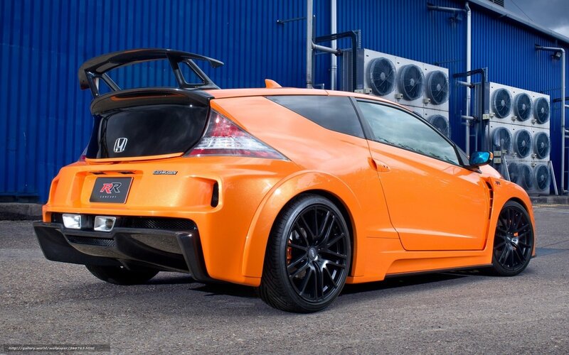 orange honda cr-z rr concept