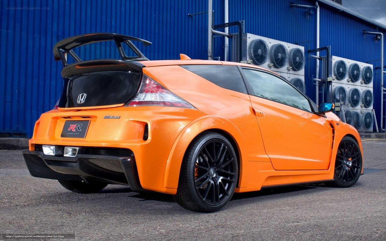 orange honda cr-z rr concept