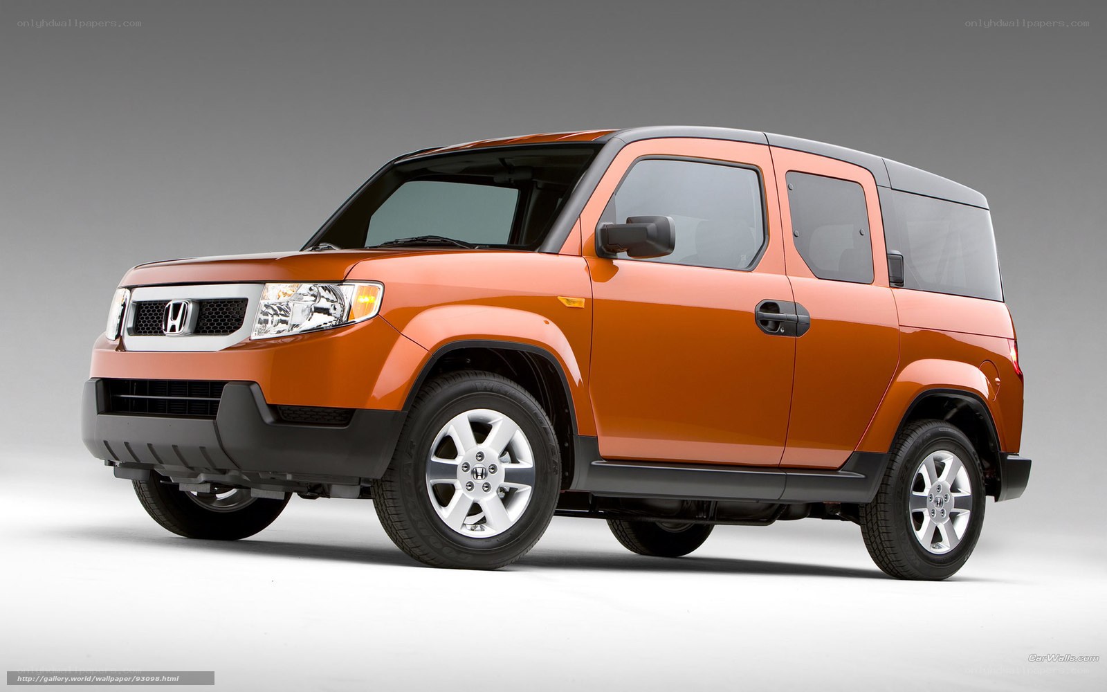 Orange Honda Element SUV