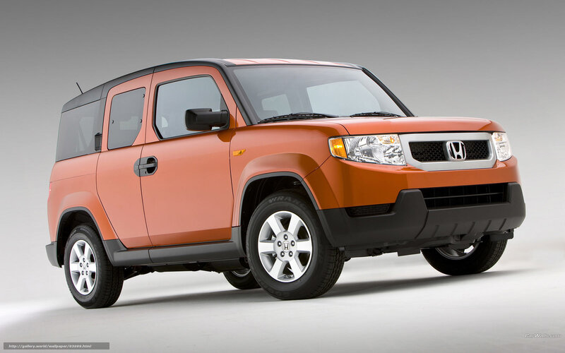 Orange Honda Element