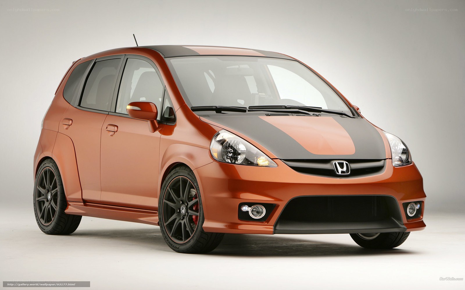 Orange Honda Fit Concept