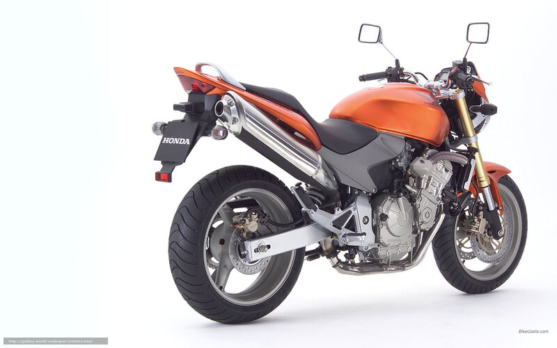 Orange Honda Motorcycle — Neutral
