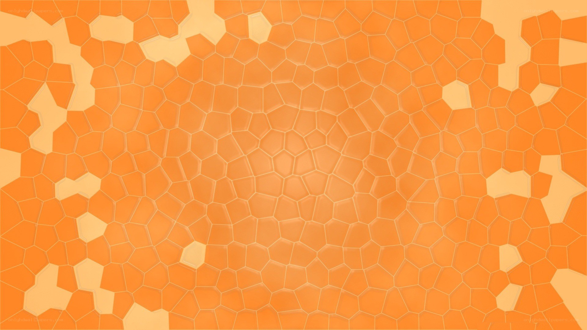 orange honeycomb pattern