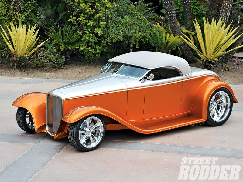 Orange Hot Rod Car — Calm
