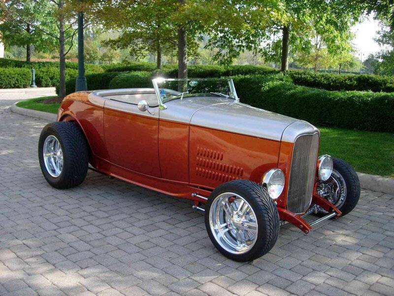 Orange Hot Rod Car — Serene