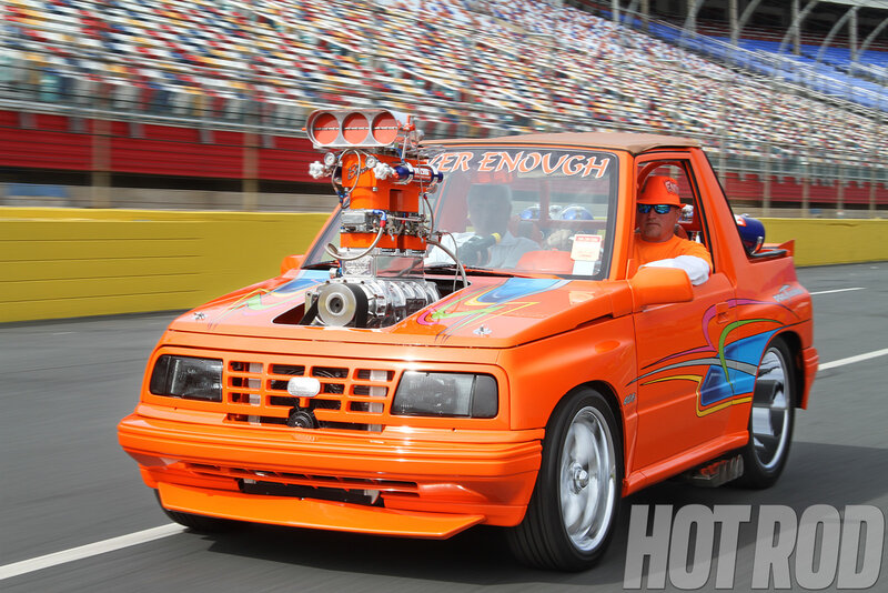 Orange Hot Rod Truck