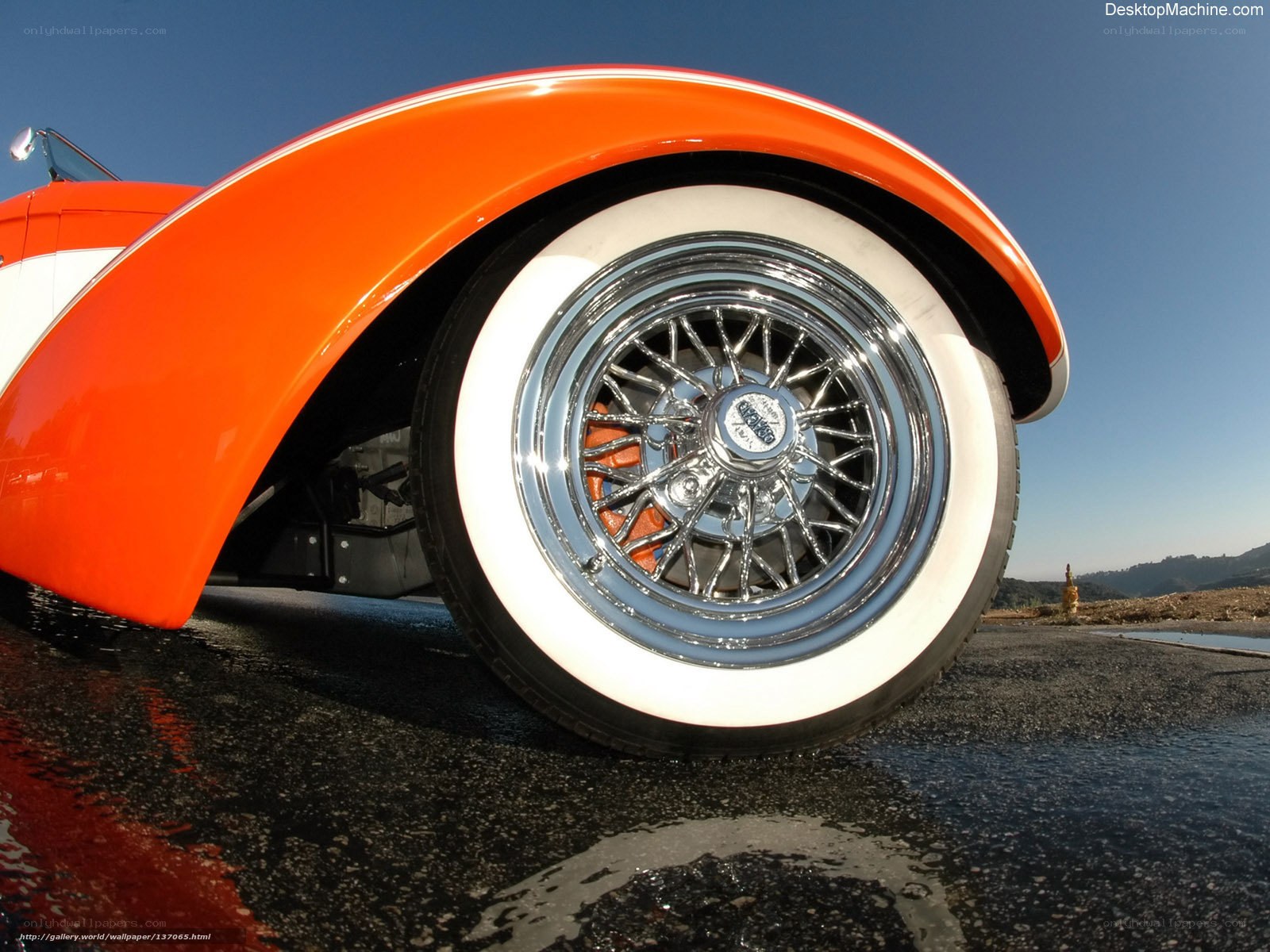 orange hot rod wheel