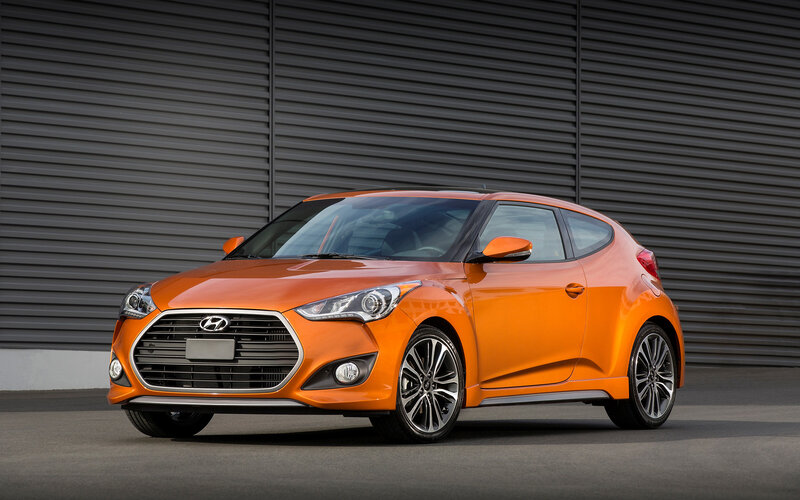 Orange Hyundai Veloster — Neutral