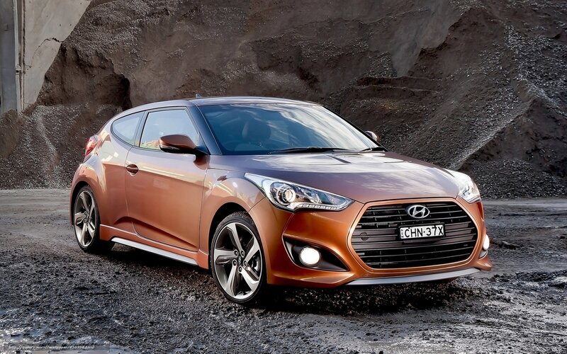 Orange Hyundai Veloster