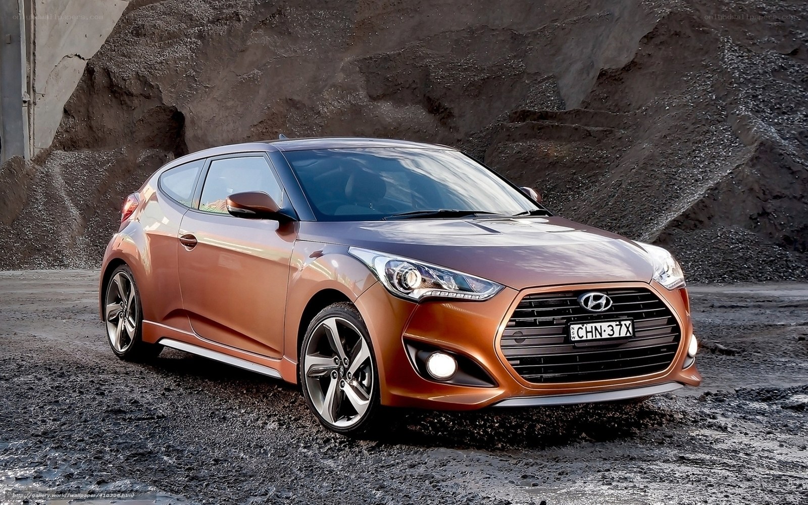 Orange Hyundai Veloster