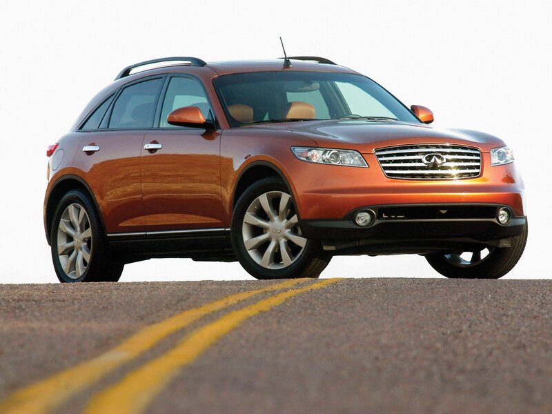 Orange Infiniti Fx35 Suv