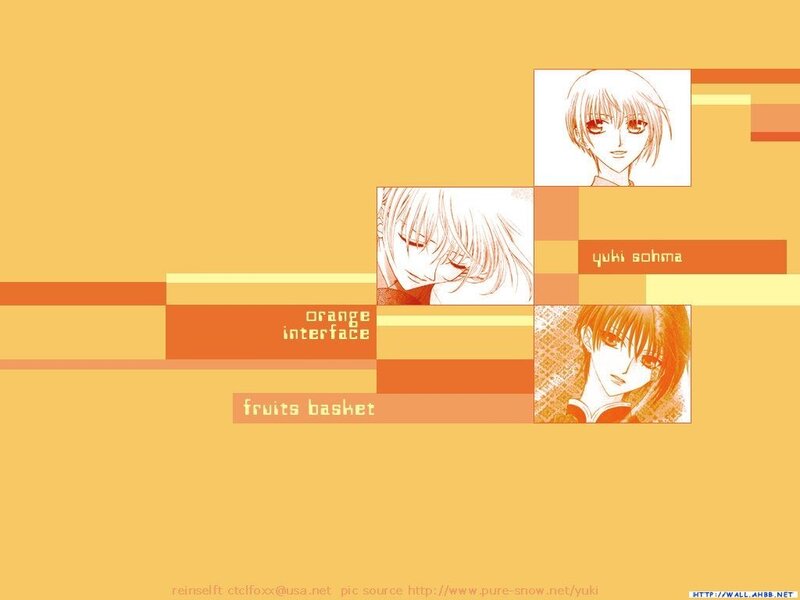 Orange interface fruits basket