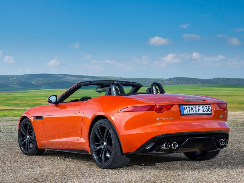 Orange Jaguar F-type — Serene, Afternoon, Photograph