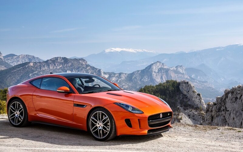 Orange Jaguar F-type — Serene