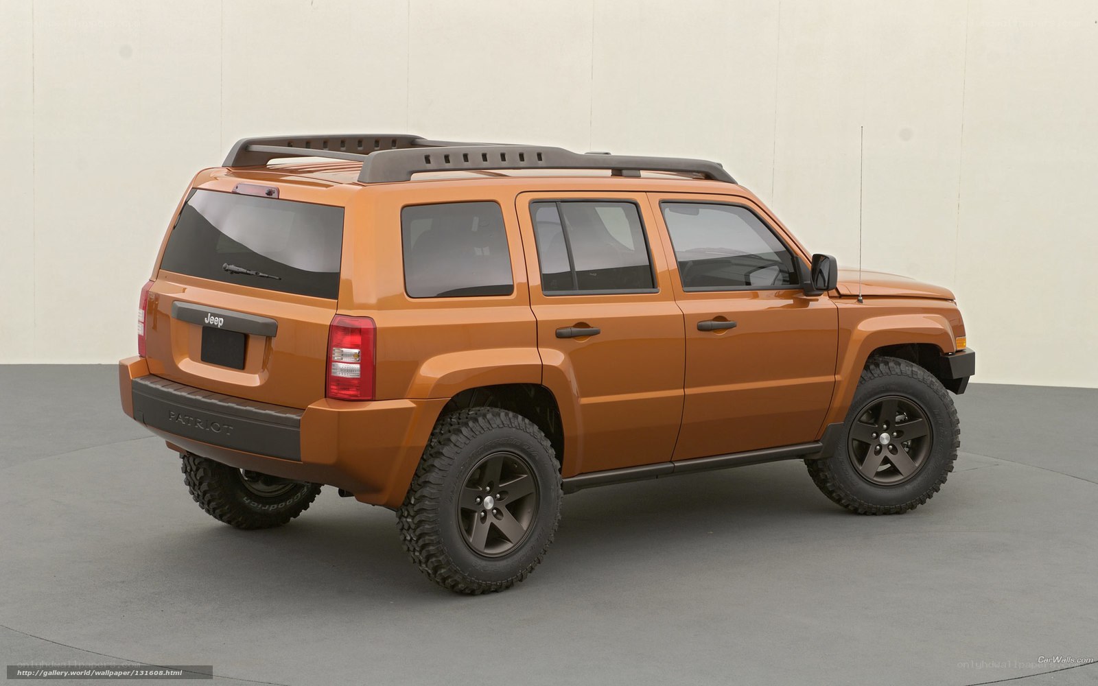 Orange Jeep Patriot SUV