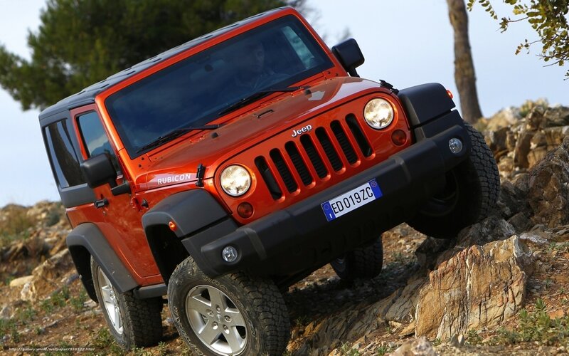 Orange Jeep Wrangler — Adventurous