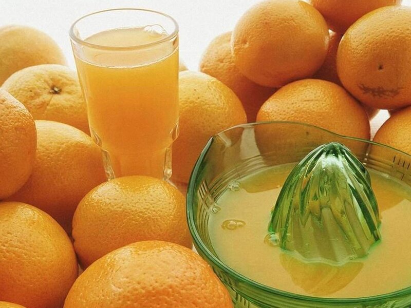 Orange Juice and Oranges — Fresh