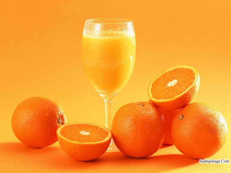 Orange Juice and Oranges — Vibrant, Photograph