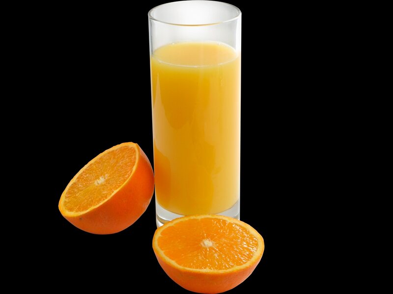 Orange Juice in Glass — Clean