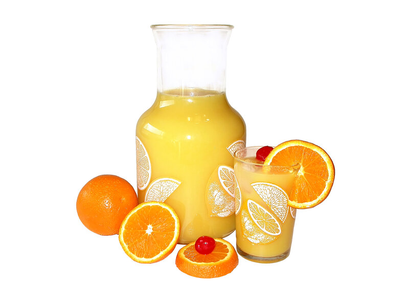 Orange Juice in Glassware