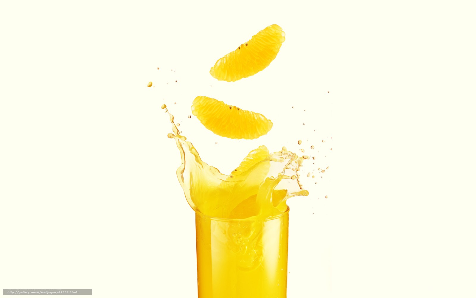 orange juice splash