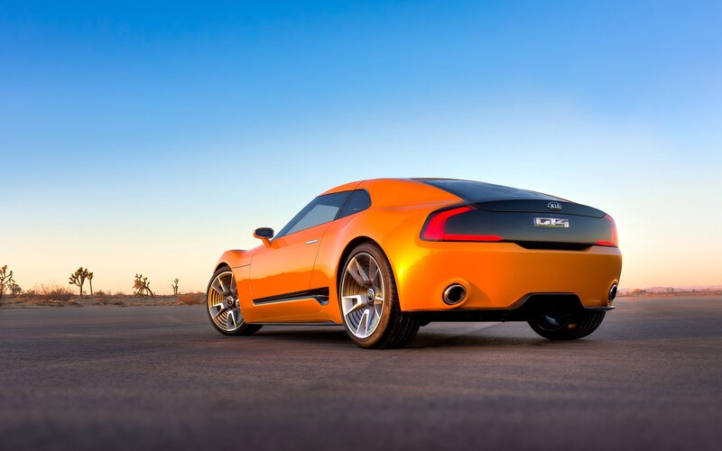 Orange Kia Concept Car — Serene