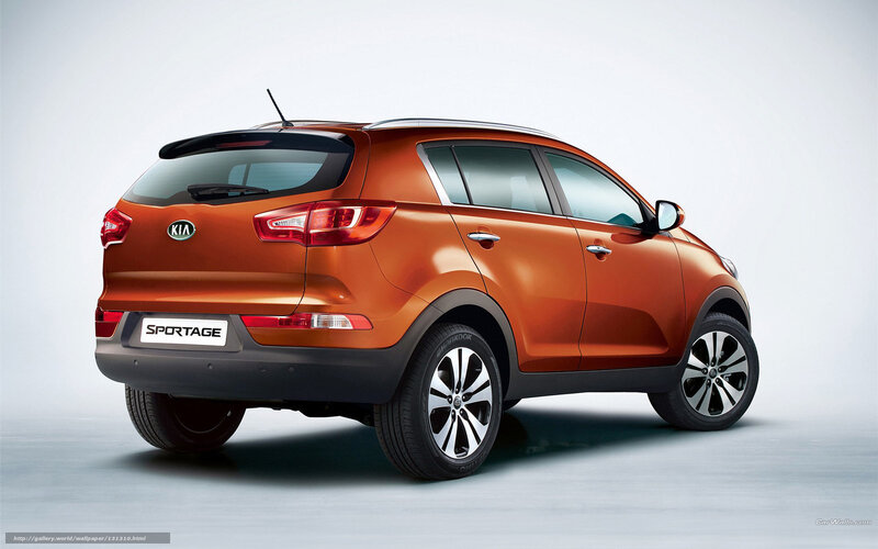 Orange Kia Sportage — Neutral