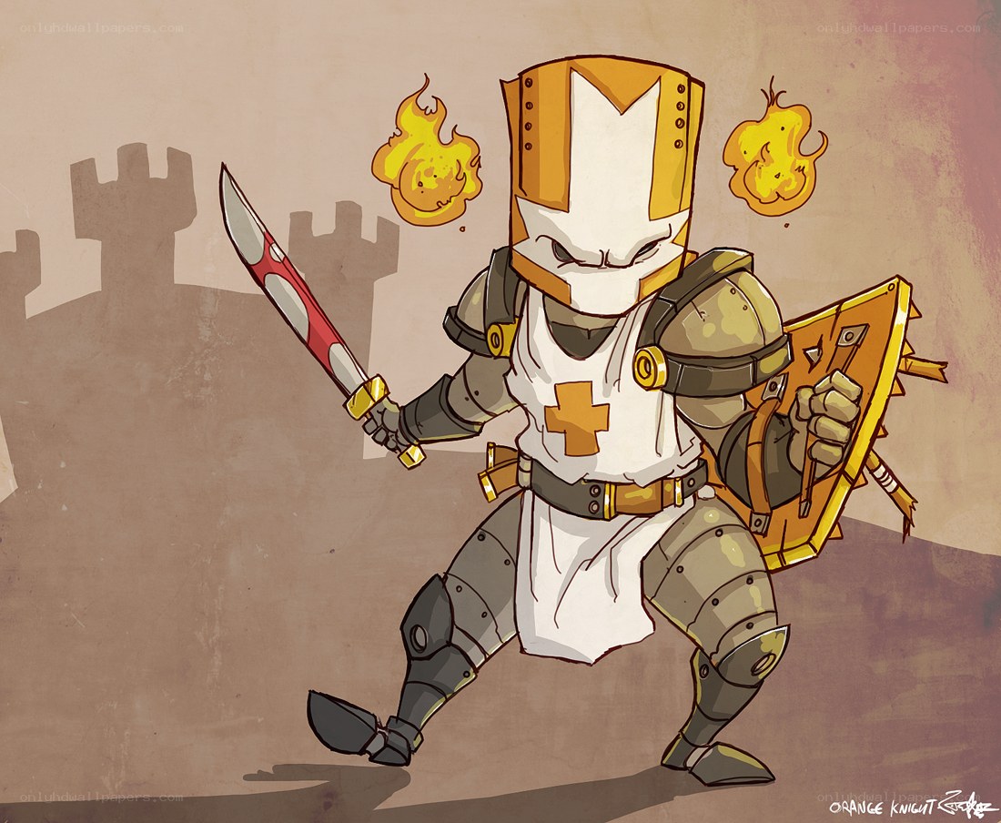 orange knight warrior