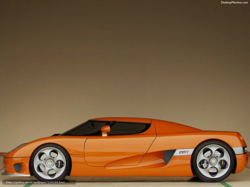 Orange Koenigsegg CCR sports car